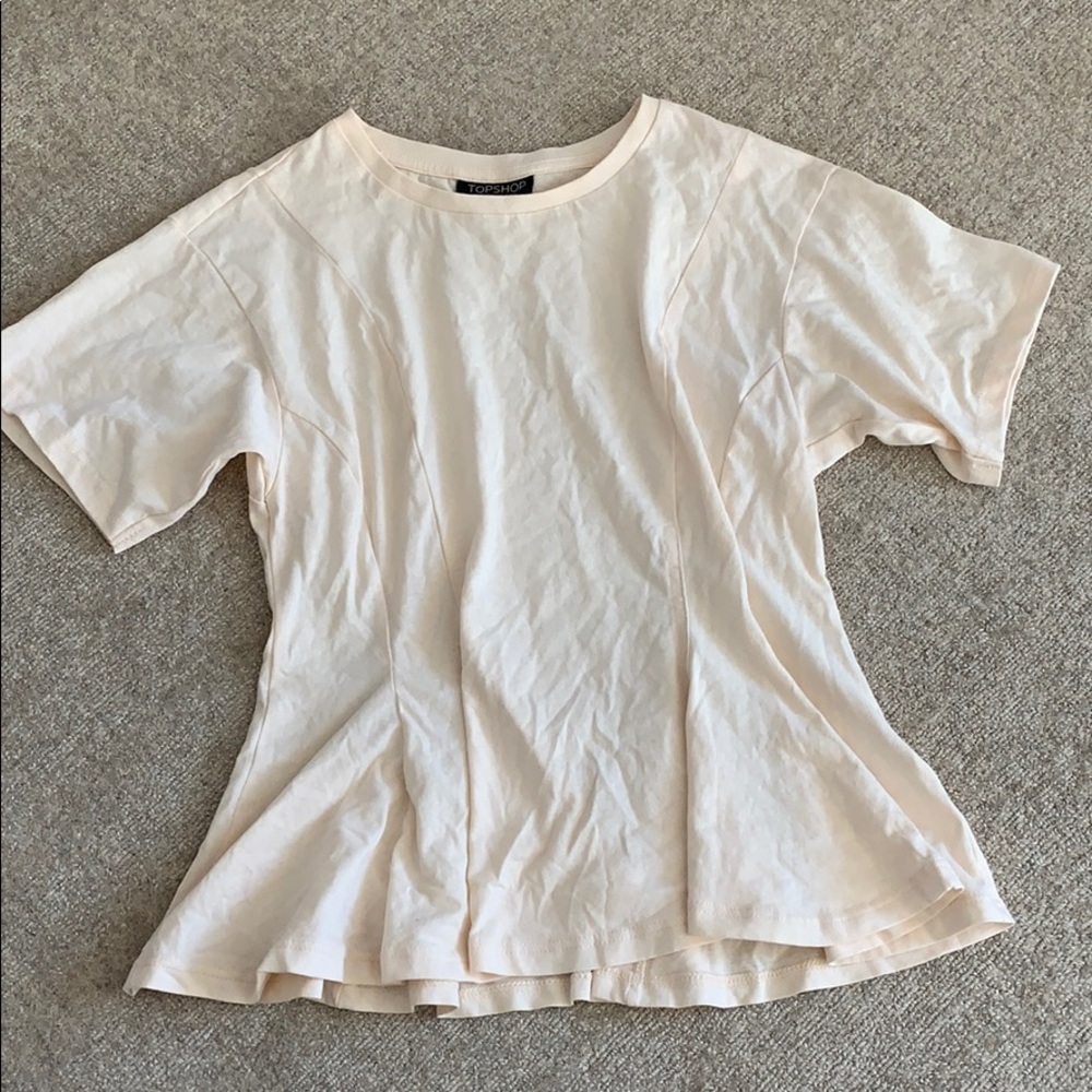 Topshop peach top